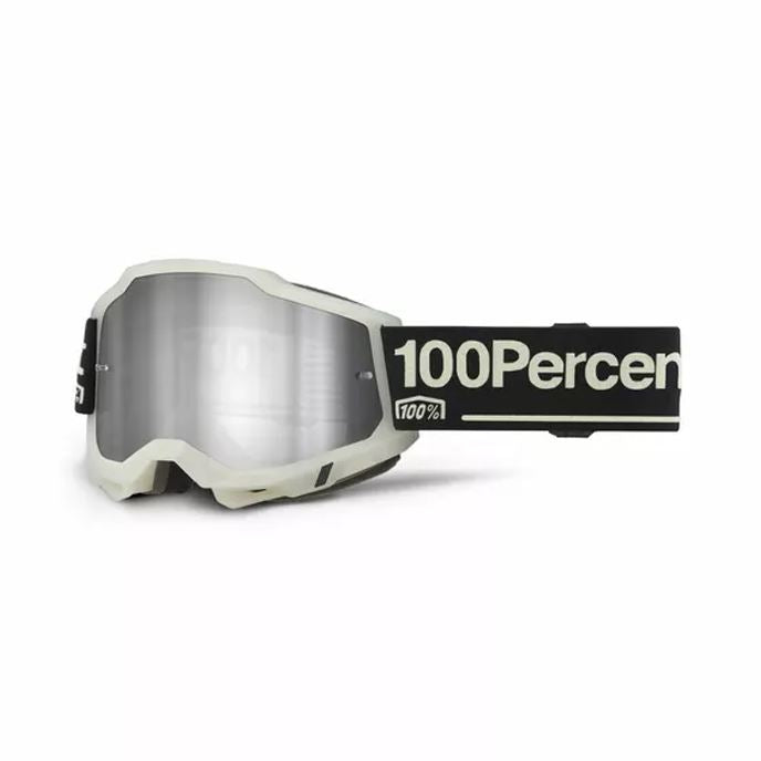 100% MX Goggles Accuri 2 Glow Silver Mirror
